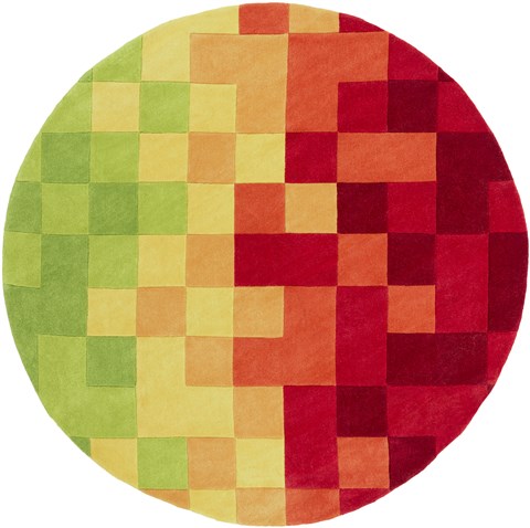 Surya Cosmopolitan Green Round 60 X 60 Area Rug COS9076-6RD 800-40456 Image 0