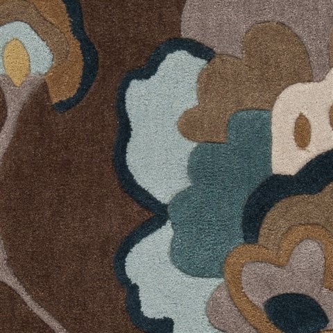 Surya Cosmopolitan Brown Round 80 X 80 Area Rug COS9090-8RD 800-40465 Image 1