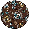 Surya Cosmopolitan Brown Round 80 X 80 Area Rug COS9090-8RD 800-40465 Thumb 0