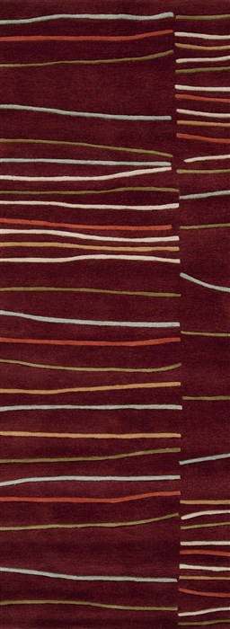 Surya Cosmopolitan Red Runner 26 X 80 Area Rug COS9094-268 800-40486 Image 0