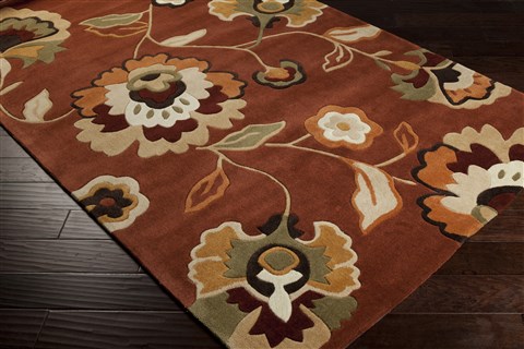 Surya Cosmopolitan Red 80 X 110 Area Rug COS9105-811 800-40503 Image 1