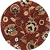 Surya Cosmopolitan Red Round 80 X 80 Area Rug COS9105-8RD 800-40504 Thumb 0