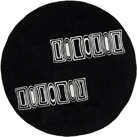 Surya Cosmopolitan White Round 80 X 80 Area Rug COS9130-8RD 800-40525 Image 0