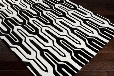 Surya Cosmopolitan White 90 X 130 Area Rug COS9148-913 800-40547 Image 1