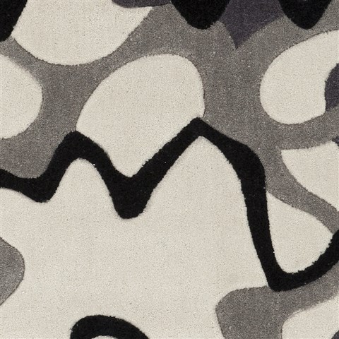 Surya Cosmopolitan Grey Round 80 X 80 Area Rug COS9153-8RD 800-40553 Image 1