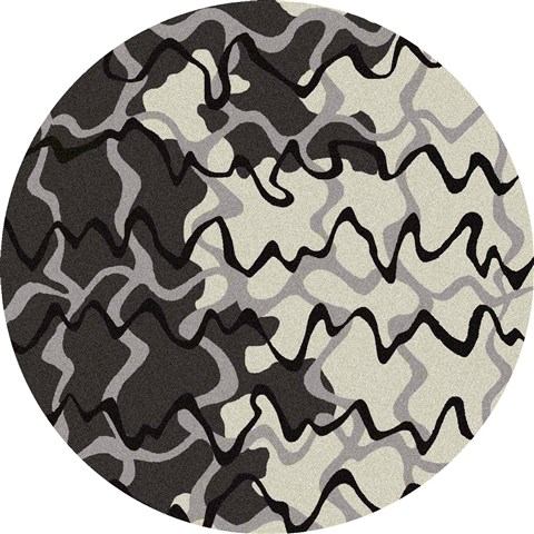 Surya Cosmopolitan Grey Round 80 X 80 Area Rug COS9153-8RD 800-40553 Image 0