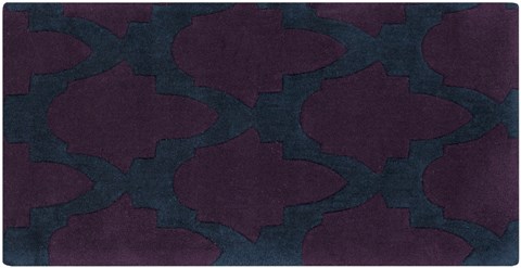 Surya Cosmopolitan Purple Round 80 X 80 Area Rug COS9160-8RD 800-40567 Image 1