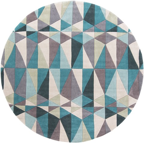 Surya Cosmopolitan Green Round 80 X 80 Area Rug COS9169-8RD 800-40574 Image 0