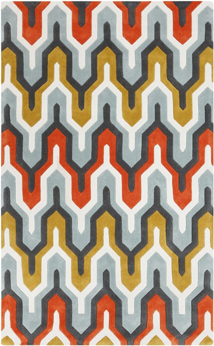 Surya Cosmopolitan White 50 X 80 Area Rug COS9176-58 800-40600 Image 0