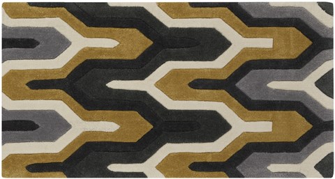 Surya Cosmopolitan Yellow Round 80 X 80 Area Rug COS9177-8RD 800-40609 Image 1