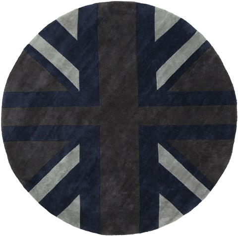Surya Cosmopolitan Grey Round 80 X 80 Area Rug COS9184-8RD 800-40630 Image 0