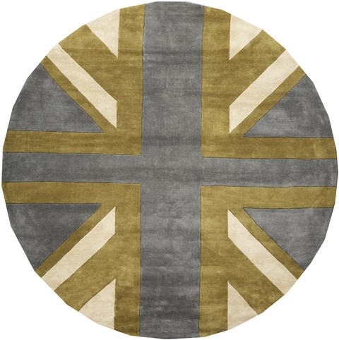 Surya Cosmopolitan Yellow Round 80 X 80 Area Rug COS9186-8RD 800-40644 Image 0