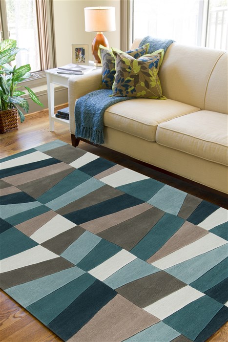 Surya Cosmopolitan Blue 80 X 110 Area Rug COS9187-811 800-40650 Image 2