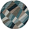 Surya Cosmopolitan Blue Round 80 X 80 Area Rug COS9187-8RD 800-40651 Thumb 0