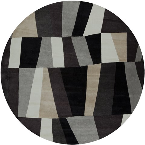 Surya Cosmopolitan Grey Round 80 X 80 Area Rug COS9188-8RD 800-40658 Image 0