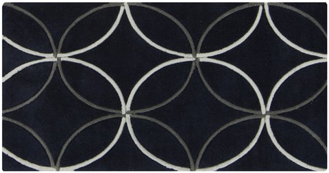 Surya Cosmopolitan Blue Runner 26 X 80 Area Rug COS9190-268 800-40668 Image 1
