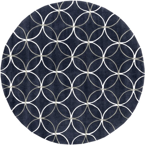 Surya Cosmopolitan Blue Round 80 X 80 Area Rug COS9190-8RD 800-40672 Image 0
