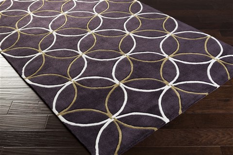Surya Cosmopolitan Purple 50 X 80 Area Rug COS9191-58 800-40677 Image 1