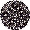 Surya Cosmopolitan Purple Round 80 X 80 Area Rug COS9191-8RD 800-40679 Thumb 0