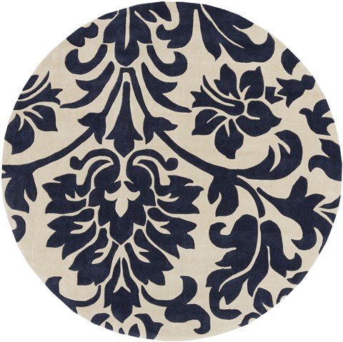 Surya Cosmopolitan Blue Round 80 X 80 Area Rug COS9194-8RD 800-40700 Image 0
