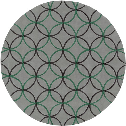 Surya Cosmopolitan Green Round 80 X 80 Area Rug COS9196-8RD 800-40714 Image 0