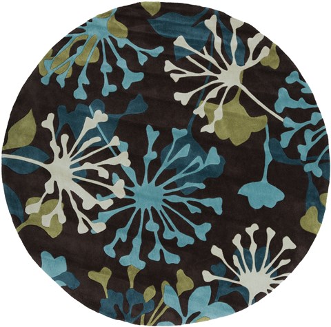 Surya Cosmopolitan Blue Round 80 X 80 Area Rug COS9198-8RD 800-40728 Image 0