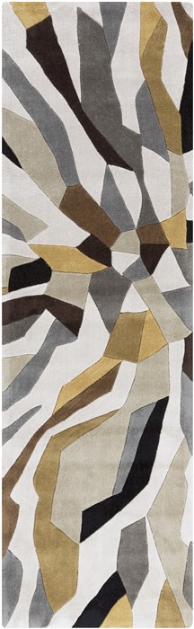 Surya Cosmopolitan Yellow Runner 26 X 80 Area Rug COS9200-268 800-40738 Image 0