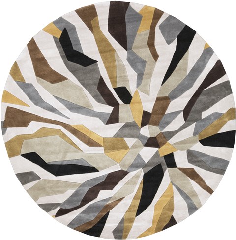 Surya Cosmopolitan Yellow Round 80 X 80 Area Rug COS9200-8RD 800-40742 Image 0