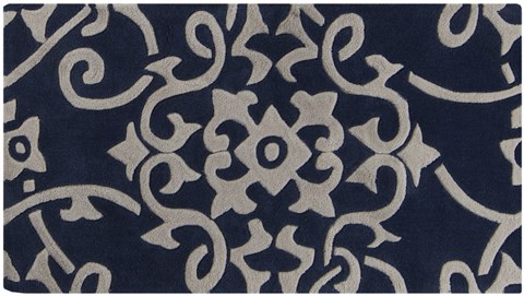 Surya Cosmopolitan Blue Runner 26 X 80 Area Rug COS9201-268 800-40745 Image 1