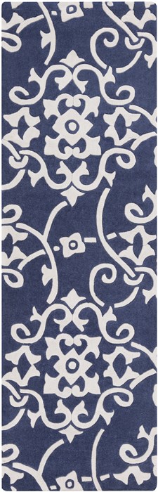 Surya Cosmopolitan Blue Runner 26 X 80 Area Rug COS9201-268 800-40745 Image 0