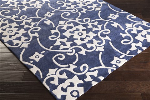 Surya Cosmopolitan Blue 80 X 110 Area Rug COS9201-811 800-40748 Image 1