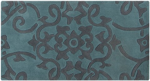 Surya Cosmopolitan Blue Runner 26 X 80 Area Rug COS9202-268 800-40752 Image 1