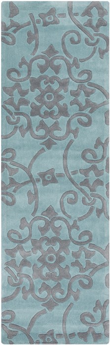 Surya Cosmopolitan Blue Runner 26 X 80 Area Rug COS9202-268 800-40752 Image 0