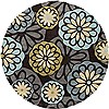 Surya Cosmopolitan White Round 80 X 80 Area Rug COS9205-8RD 800-40777 Thumb 0