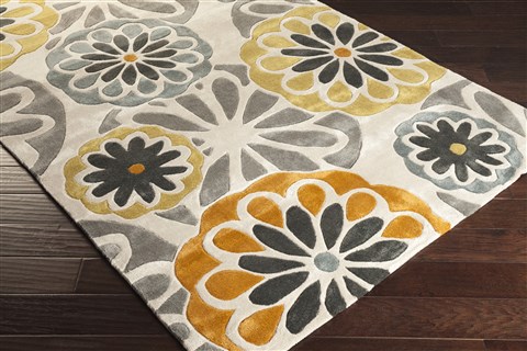 Surya Cosmopolitan Orange 50 X 80 Area Rug COS9206-58 800-40782 Image 1