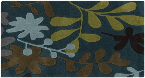 Surya Cosmopolitan Blue Round 80 X 80 Area Rug COS9208-8RD 800-40798 Image 1