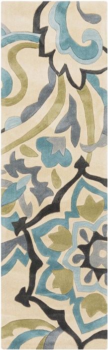 Surya Cosmopolitan Blue Runner 26 X 80 Area Rug COS9209-268 800-40801 Image 0