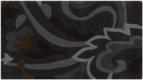 Surya Cosmopolitan Grey Round 80 X 80 Area Rug COS9210-8RD 800-40812 Image 1