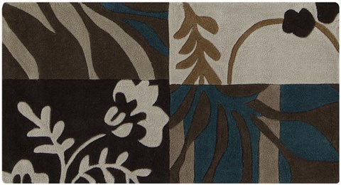 Surya Cosmopolitan Brown Runner 26 X 80 Area Rug COS9211-268 800-40815 Image 1