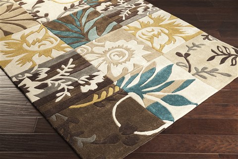 Surya Cosmopolitan Brown 50 X 80 Area Rug COS9211-58 800-40817 Image 1