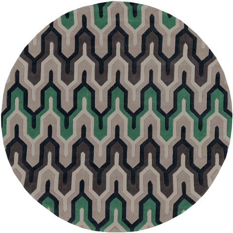 Surya Cosmopolitan Green Round 80 X 80 Area Rug COS9213-8RD 800-40826 Image 0