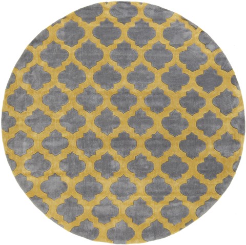 Surya Cosmopolitan Yellow Round 80 X 80 Area Rug COS9229-8RD 800-40910 Image 0