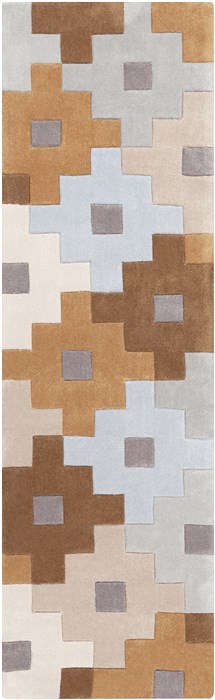 Surya Cosmopolitan Brown Runner 26 X 80 Area Rug COS9234-268 800-40941 Image 0