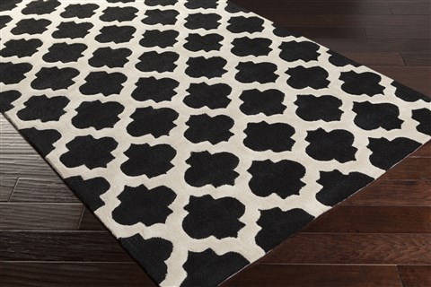 Surya Cosmopolitan Black 50 X 80 Area Rug COS9237-58 800-40950 Image 1