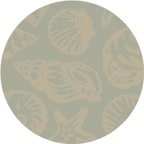 Surya Cosmopolitan White Round 80 X 80 Area Rug COS9258-8RD 800-41036 Image 0