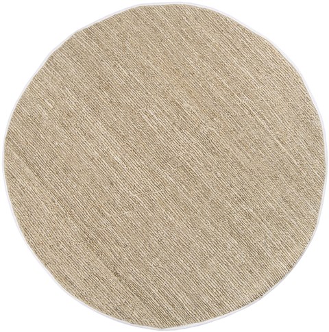 Surya Continental White Round 80 X 80 Area Rug COT1930-8RD 800-41042 Image 0
