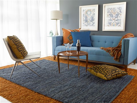 Surya Continental Blue 90 X 130 Area Rug COT1935-913 800-41079 Image 8