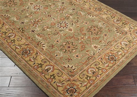 Surya Crowne Green 20 X 30 Area Rug CRN6001-23 800-41305 Image 1