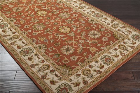 Surya Crowne Red 120 X 150 Area Rug CRN6002-1215 800-41316 Image 1