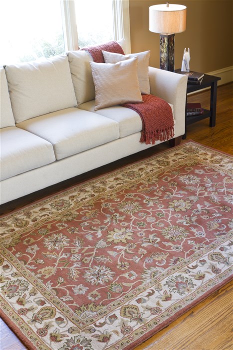 Surya Crowne Red Octagon 80 X 80 Area Rug CRN6002-8OCT 800-41324 Image 3